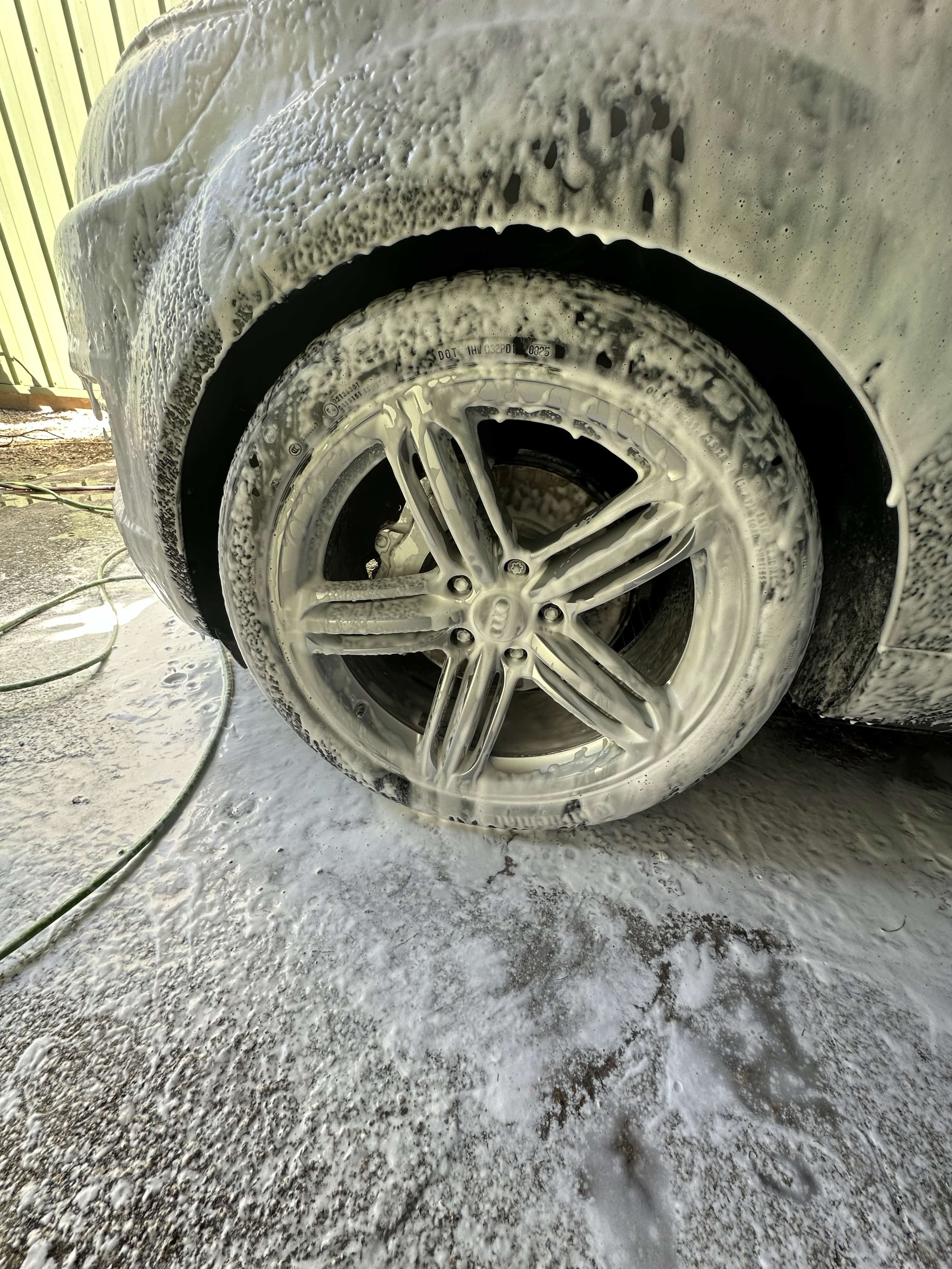Avant nettoyage voiture