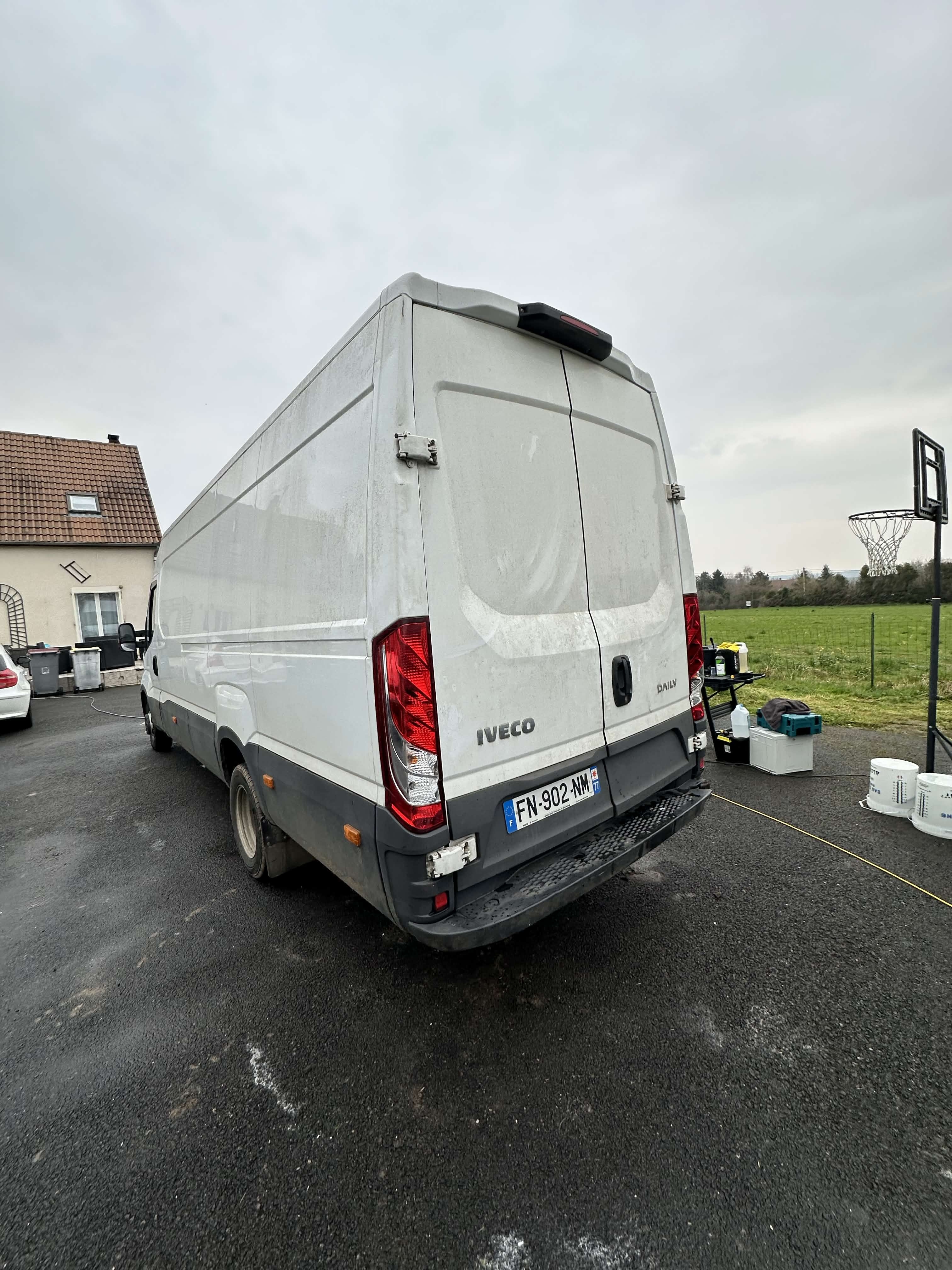 Avant nettoyage voiture