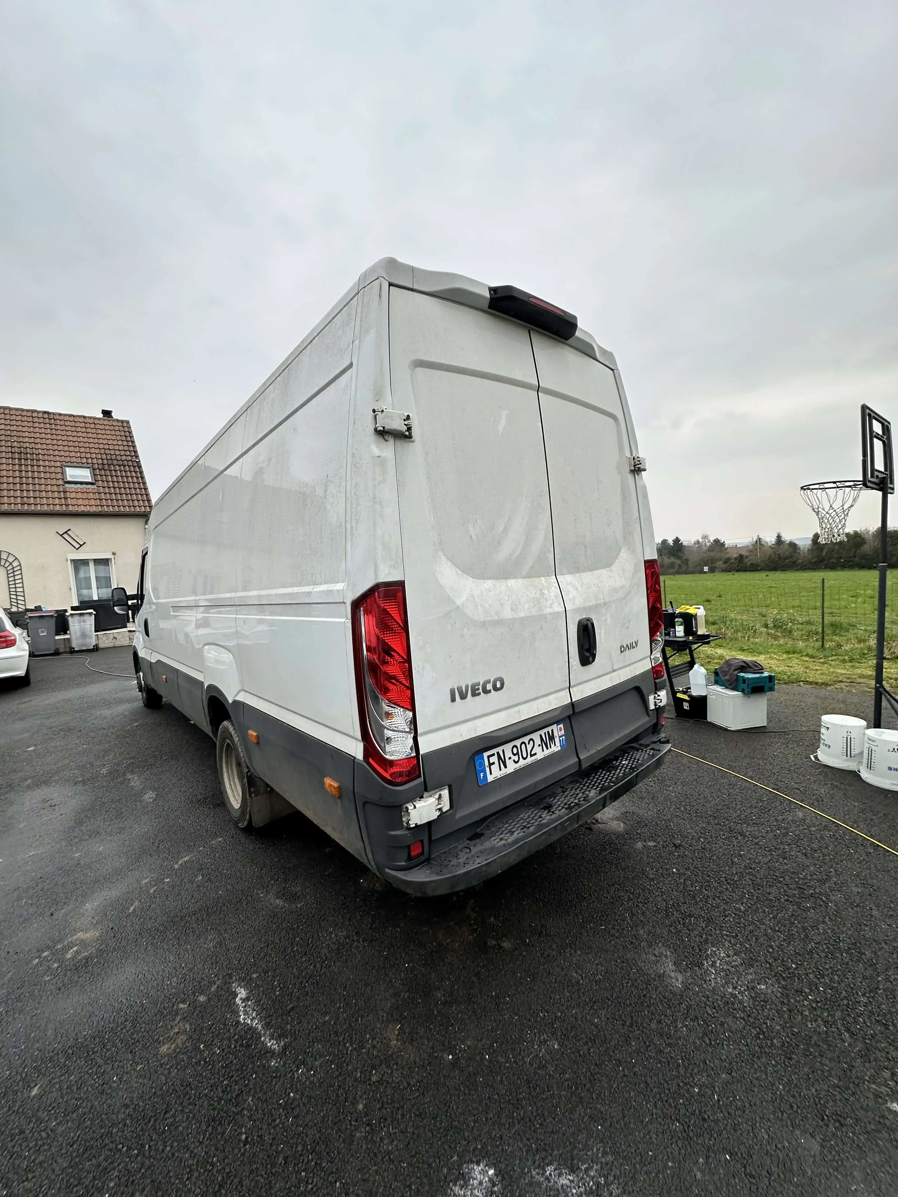Avant nettoyage voiture